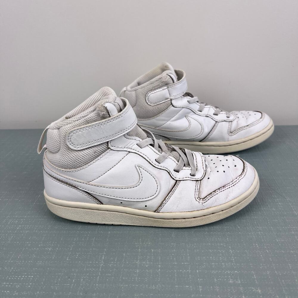 Nike Court Borough Mid 2 Basketball Sneakers White 1